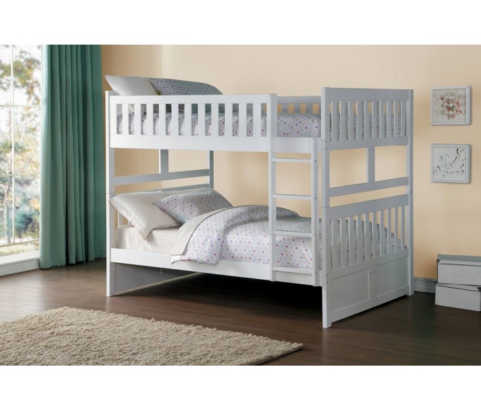 Lisa Double/Double Bunkbed White